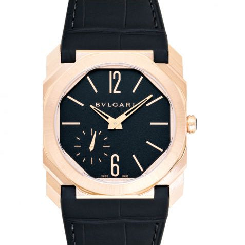 Bvlgari Octo Finissimo Automatic Black Dial Men's Watch