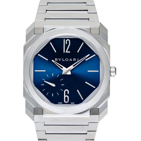Bvlgari Octo Finissimo Extra Thin 40mm Automatic Blue Dial Men's Watch