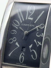 Men's Cartier Tank Americaine 26mm 18k White Gold Automatic W2605229