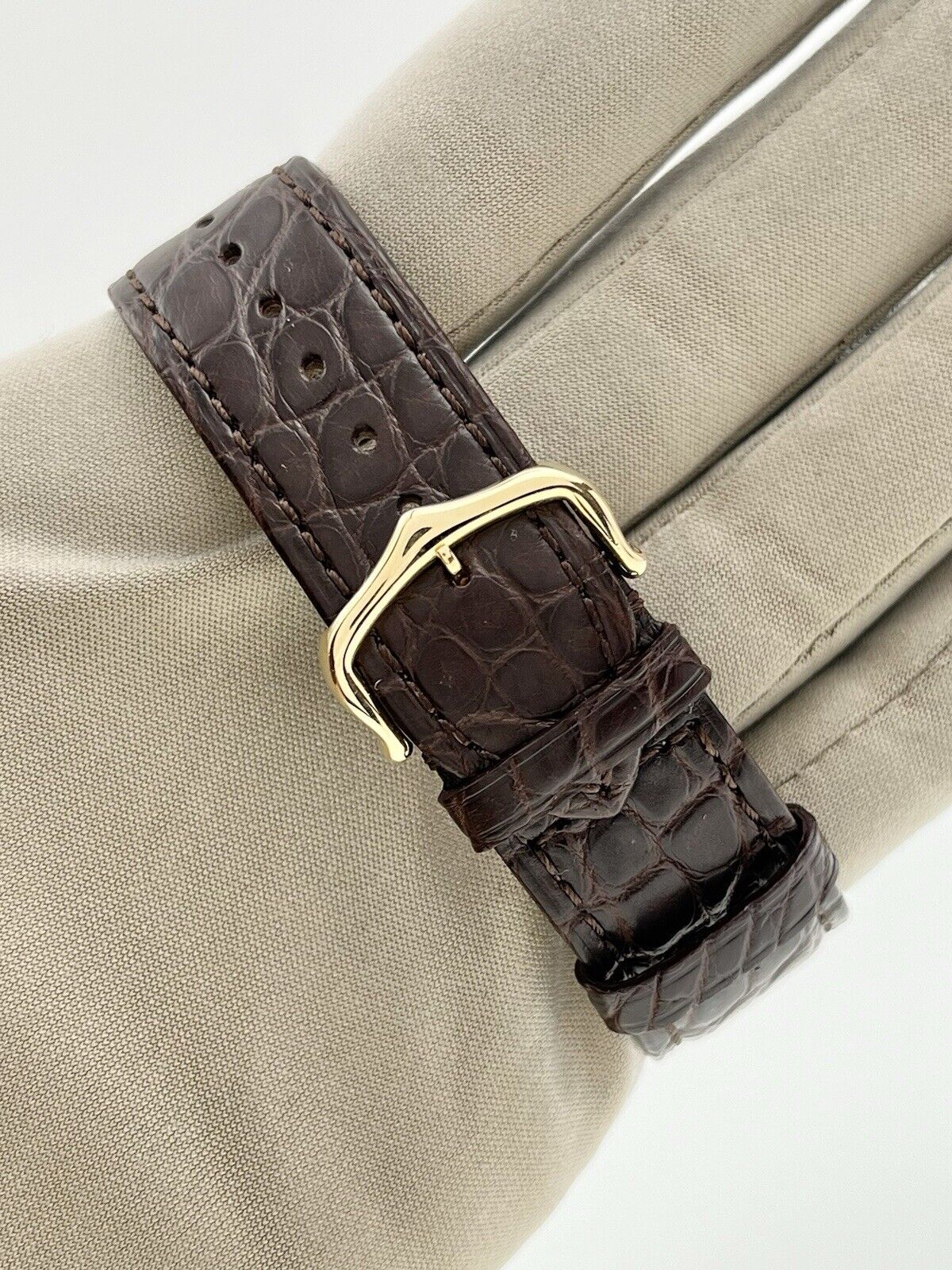 Cartier Tank Solo 27mm Yellow Gold and Steel Diamond Bezel Quartz 2742