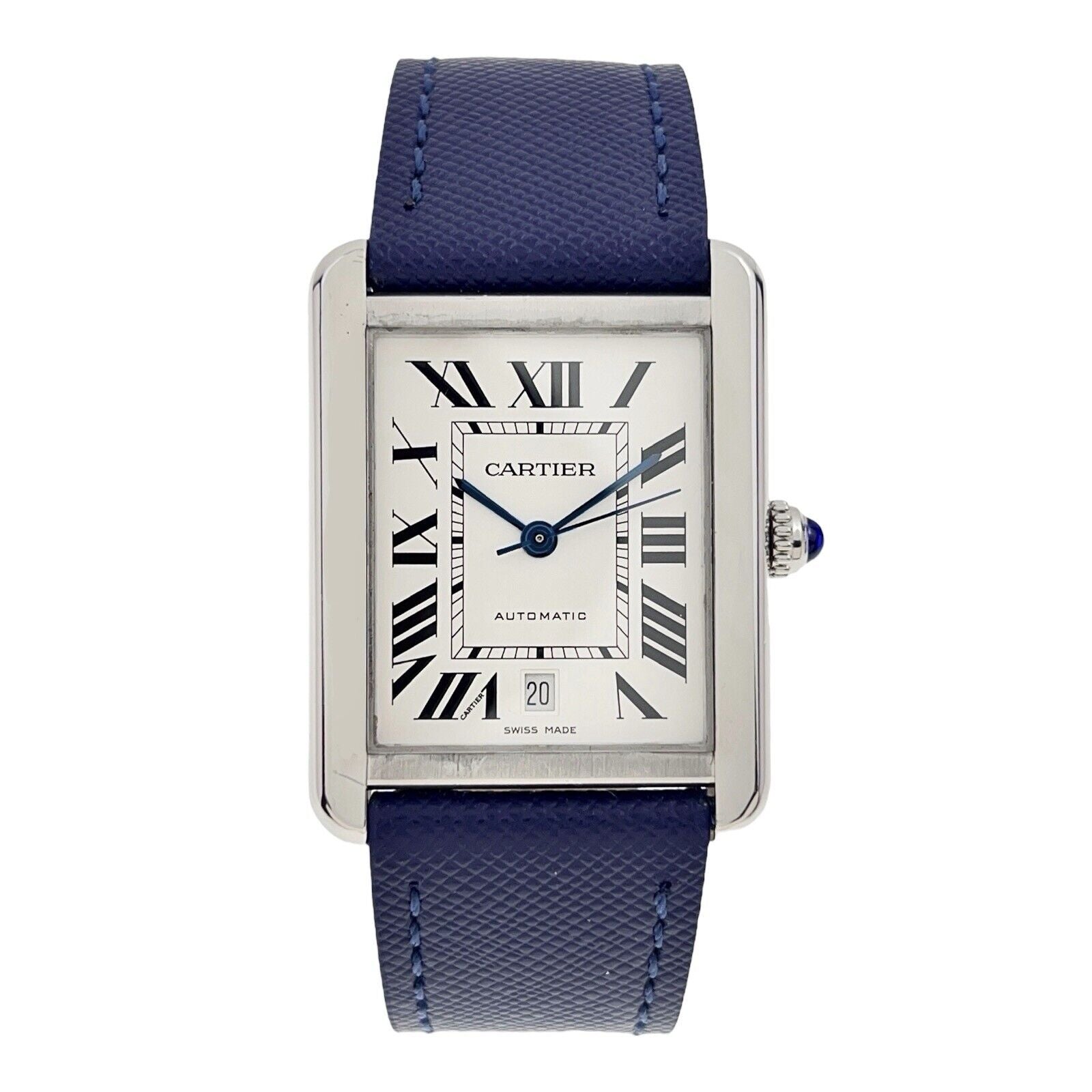 Gold cartier tank solo top