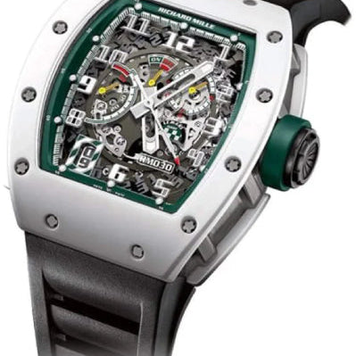 Richard Mille Le Mans White Ceramic 50mm Openworked Dial - RM030