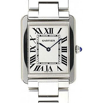 Cartier Tank Solo Watch - Large Steel Case - W5200014