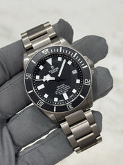 2022 Tudor Pelagos Date Black Dial Titanium Men's Watch 25600TN - Box & Papers