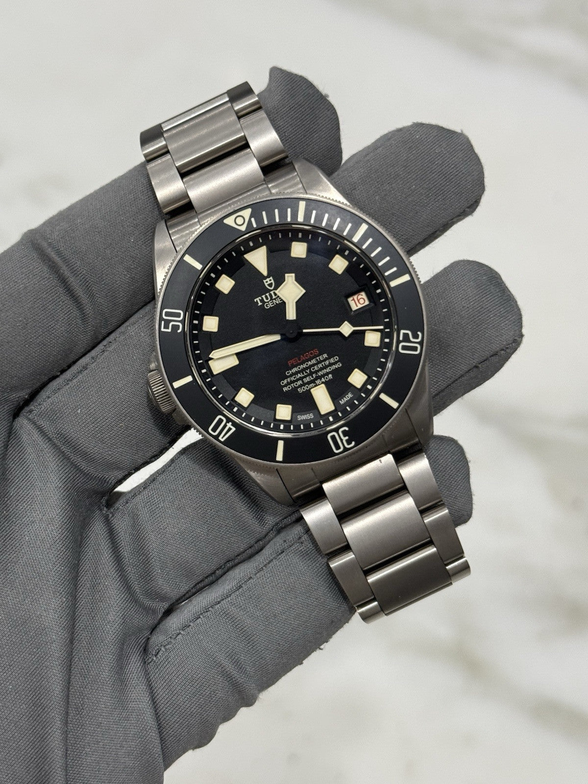 2021 Tudor Pelagos LHD Men's Black Dial 25610TNL Titanium Automatic Watch