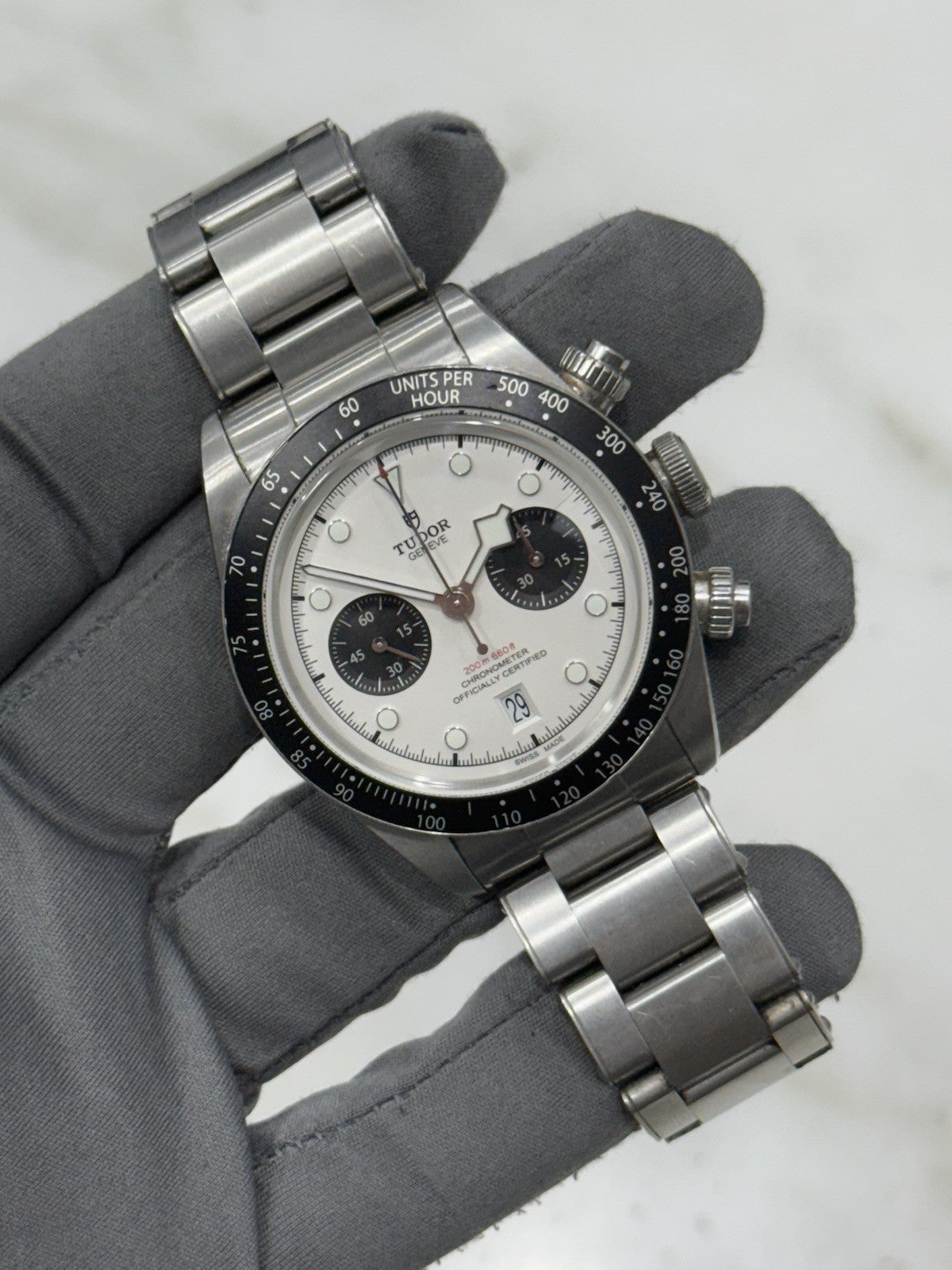 2022 Tudor Black Bay Chrono Steel Panda 41mm Automatic Men’s Watch 79360N