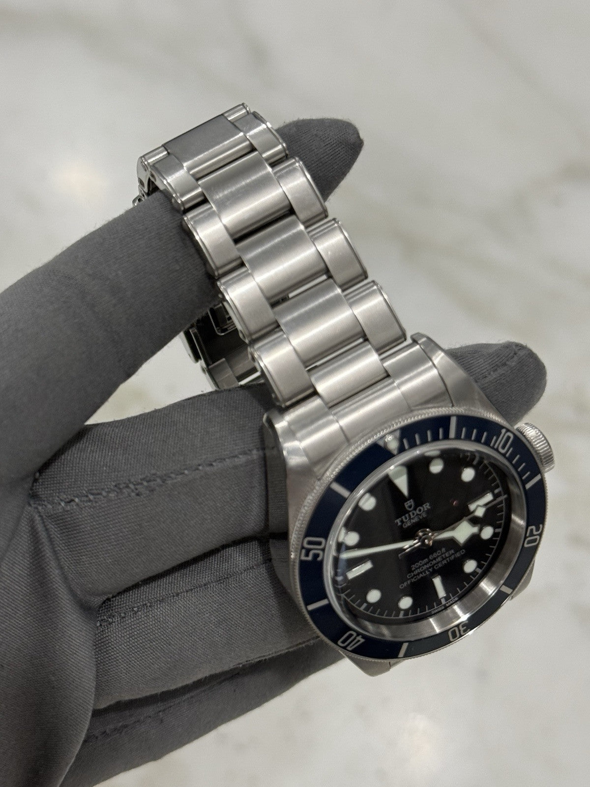2021 TUDOR Black Bay Blue Stainless Steel Men's Watch 79230B - Box & Papers