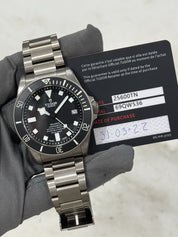 2022 Tudor Pelagos Date Black Dial Titanium Men's Watch 25600TN - Box & Papers