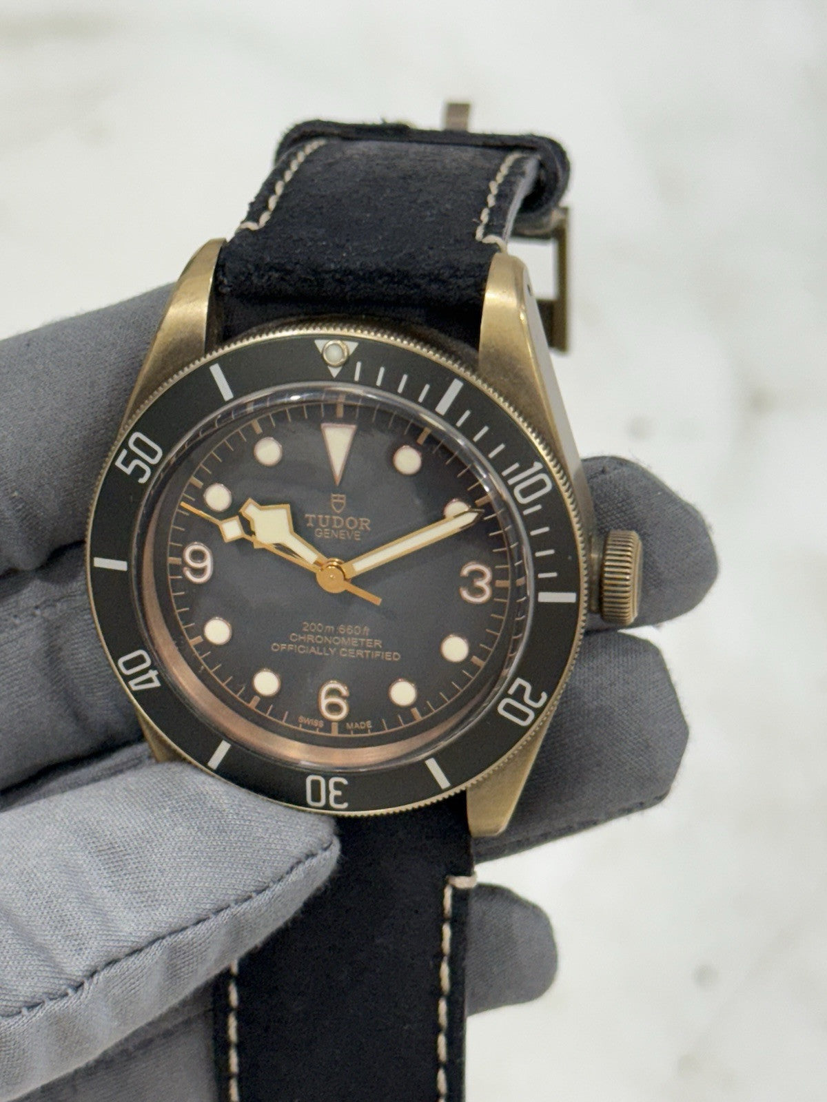 2019 Tudor Black Bay Bronze 79250BA 43mm Gray Dial Men’s Automatic Watch B&P