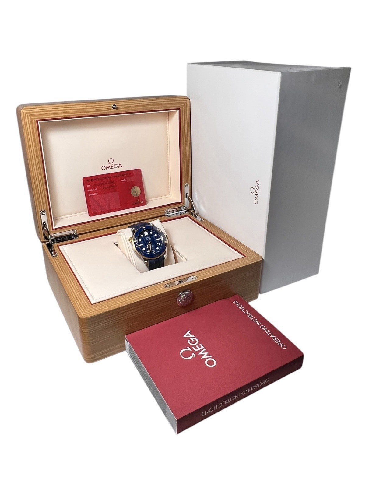 Omega Seamaster Diver Gold & Steel Blue Dial 42mm Auto Men's 210.22.42.20.03.001