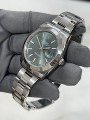 2022 Rolex Datejust 41 Stainless Steel Mint Green Dial 41mm Men’s Watch 126300