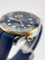 Omega Seamaster Diver Gold & Steel Blue Dial 42mm Auto Men's 210.22.42.20.03.001