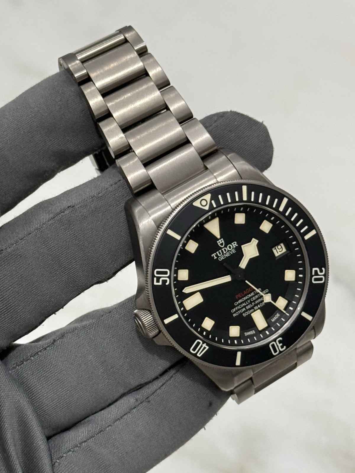 2020 Tudor Pelagos LHD Men's Black Dial 25610TNL Titanium Automatic Watch