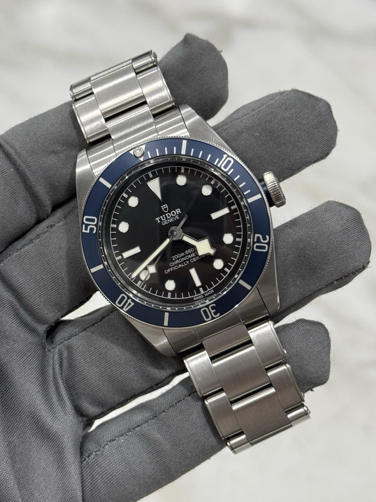 2022 TUDOR Black Bay Blue Stainless Steel Men's Watch 79230B - Box + Papers