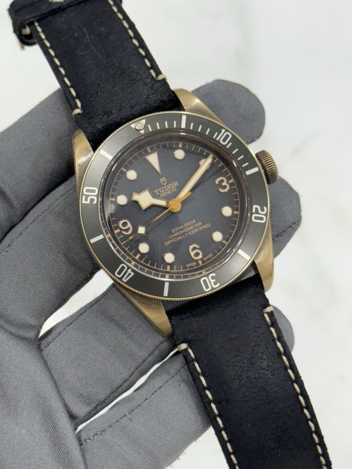 2019 Tudor Black Bay Bronze 79250BA 43mm Gray Dial Men’s Automatic Watch B&P