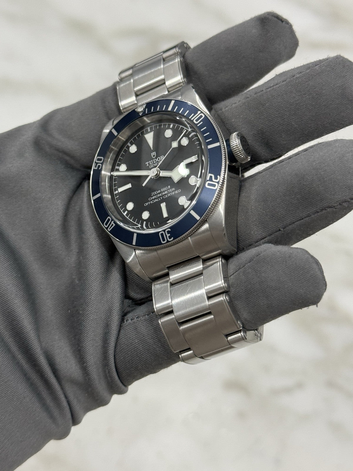 2021 TUDOR Black Bay Blue Stainless Steel Men's Watch 79230B - Box & Papers