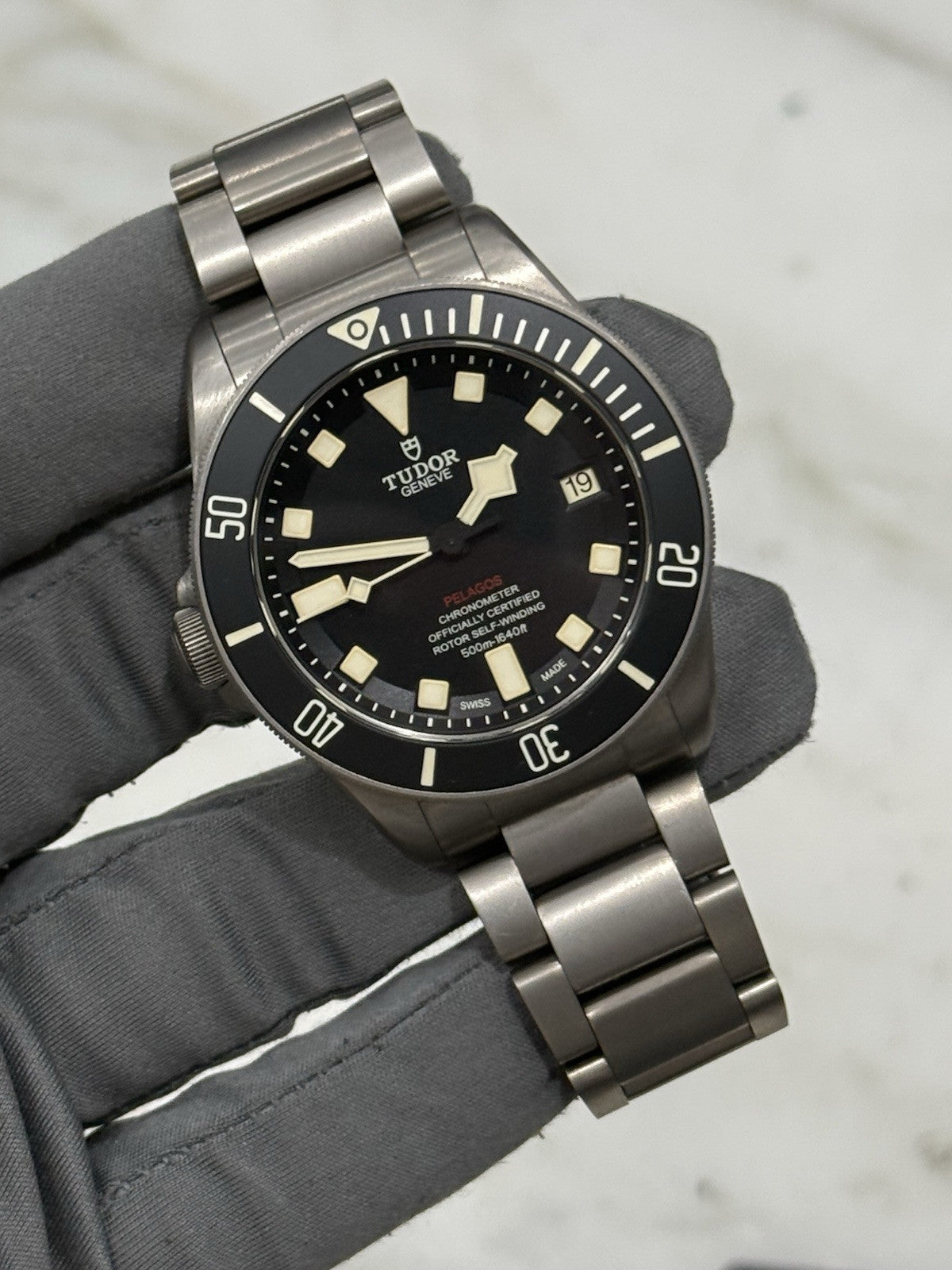 2020 Tudor Pelagos LHD Men's Black Dial 25610TNL Titanium Automatic Watch