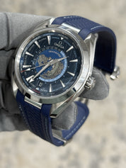 2021 Omega Seamaster Aqua Terra Worldtimer Blue Dial Watch 220.12.43.22.03.001