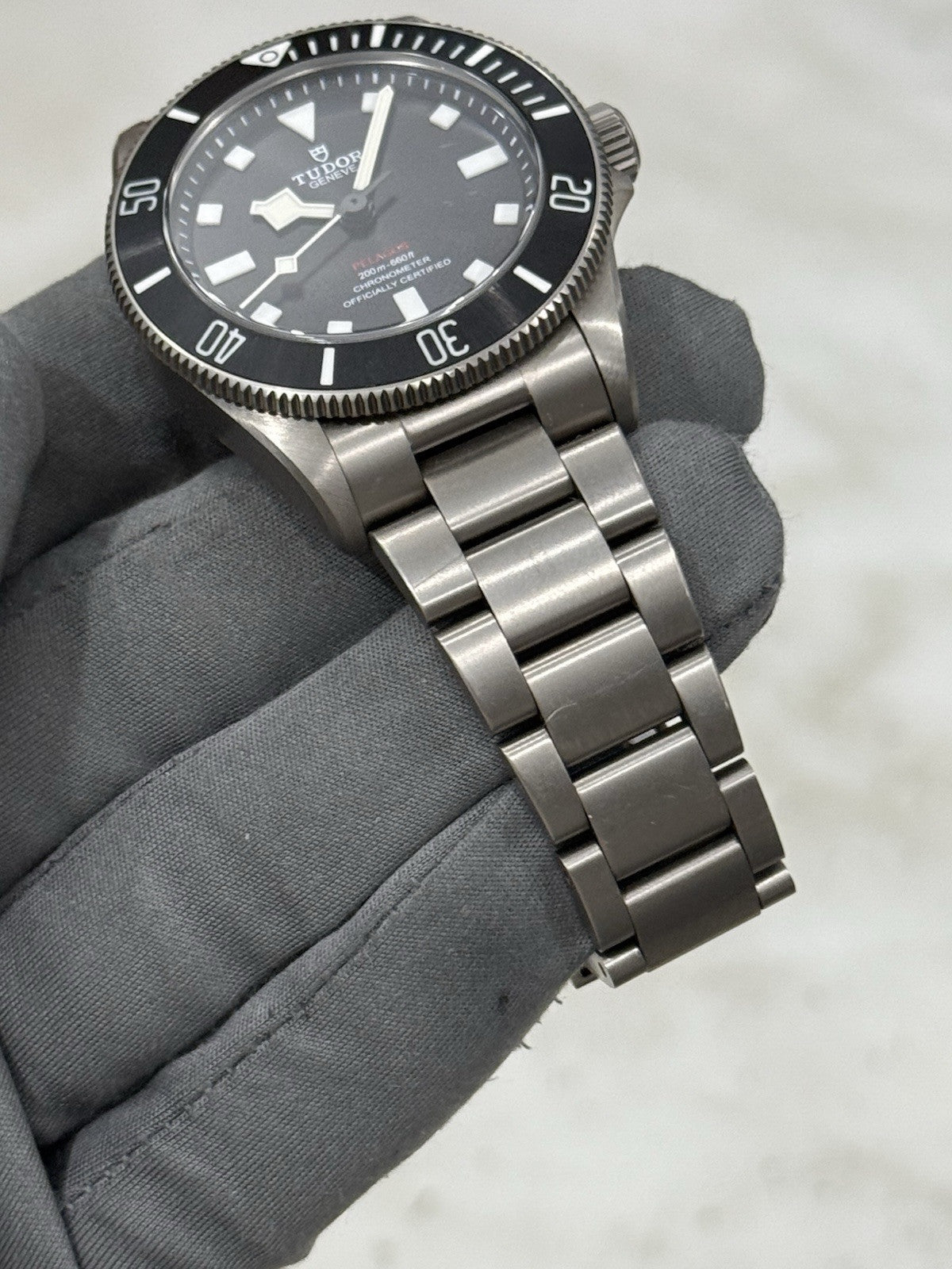 2023 Pelagos 39mm Titanium Automatic Black Men's Watch 25407N - Box/Papers