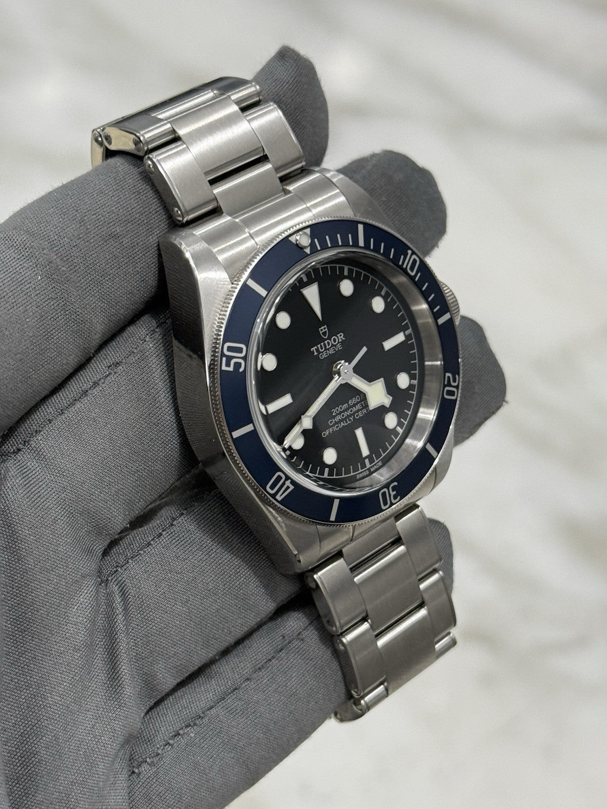 2022 TUDOR Black Bay Blue Stainless Steel Men's Watch 79230B - Box + Papers