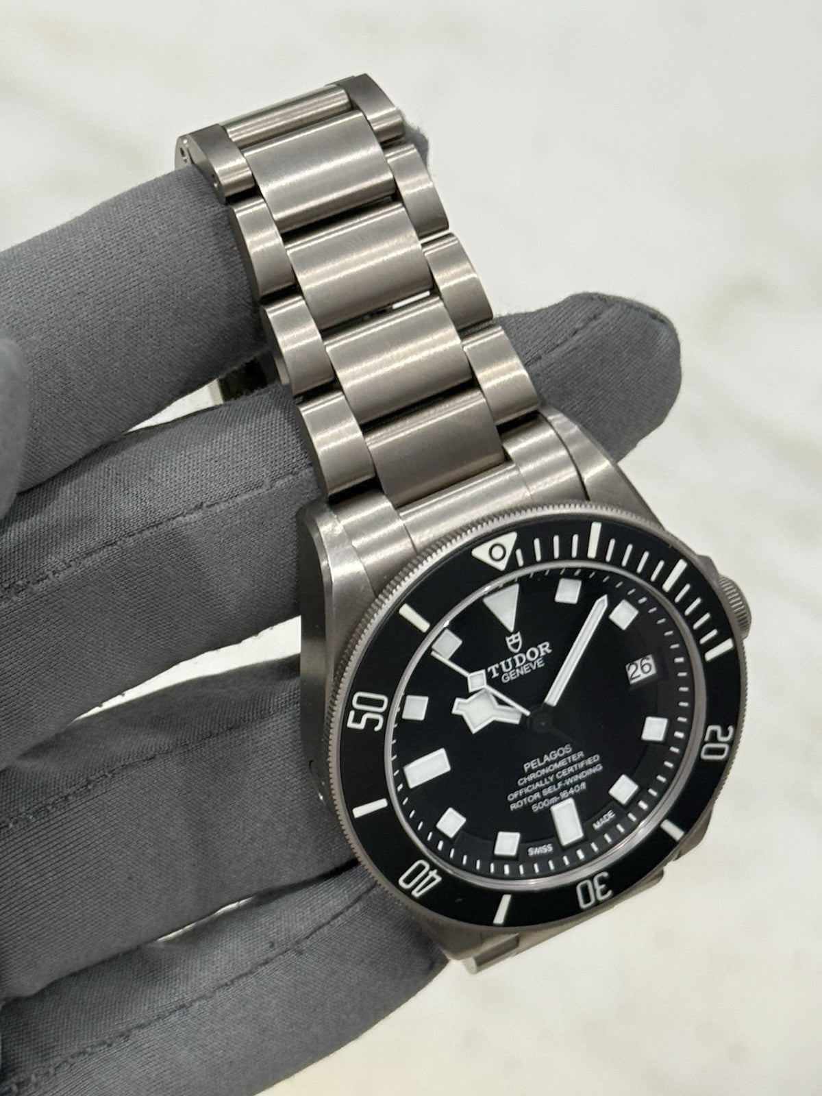 2022 Tudor Pelagos Date Black Dial Titanium Men's Watch 25600TN - Box & Papers