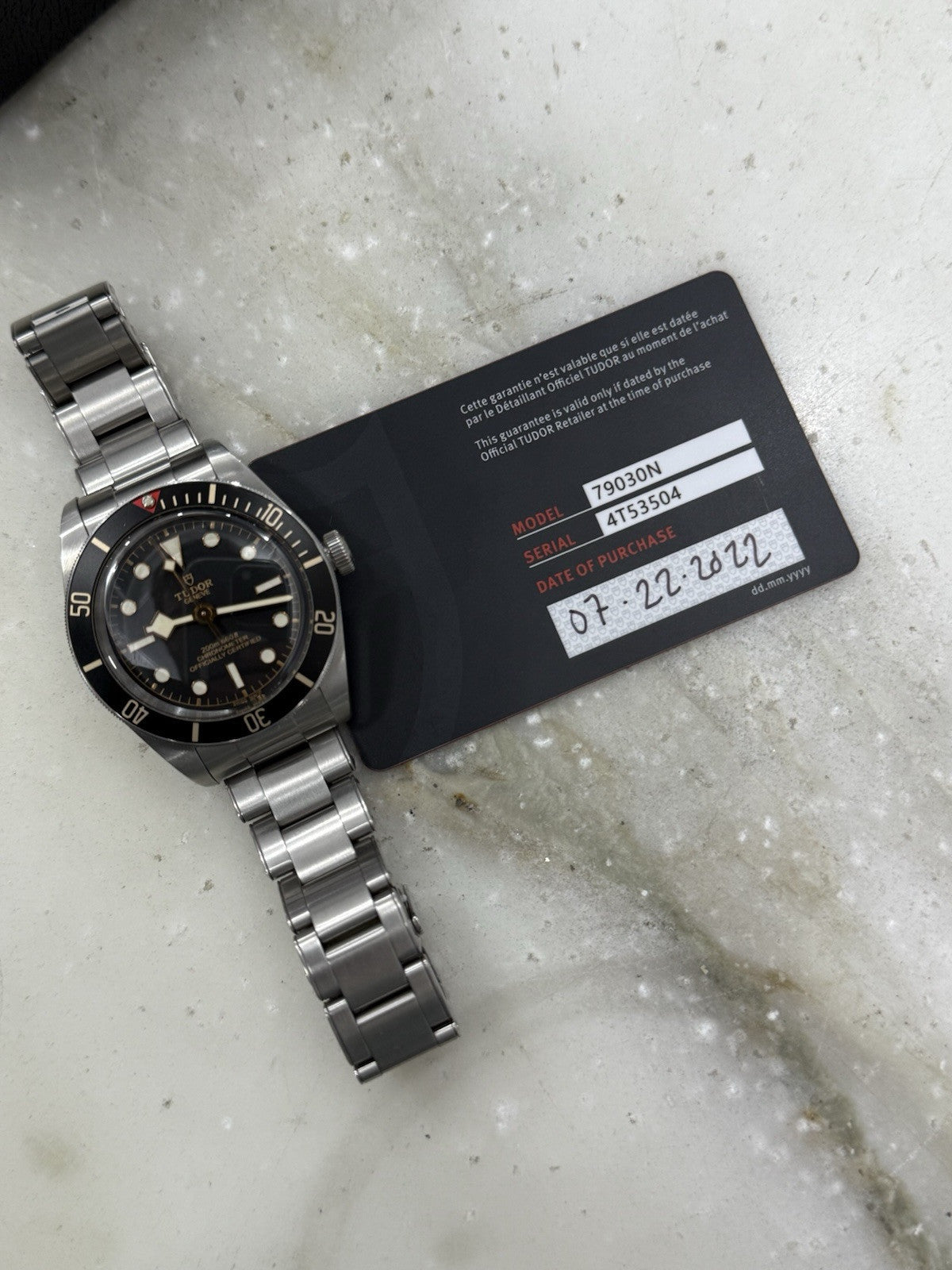 2022 Tudor Black Bay 58 Men's Watch 79030N 39mm Automatic - Box and Papers