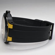 BVLGARI Bulgari Diagono Magnesium DG41SMC Date Yellow Dial Automatic Men's Watch