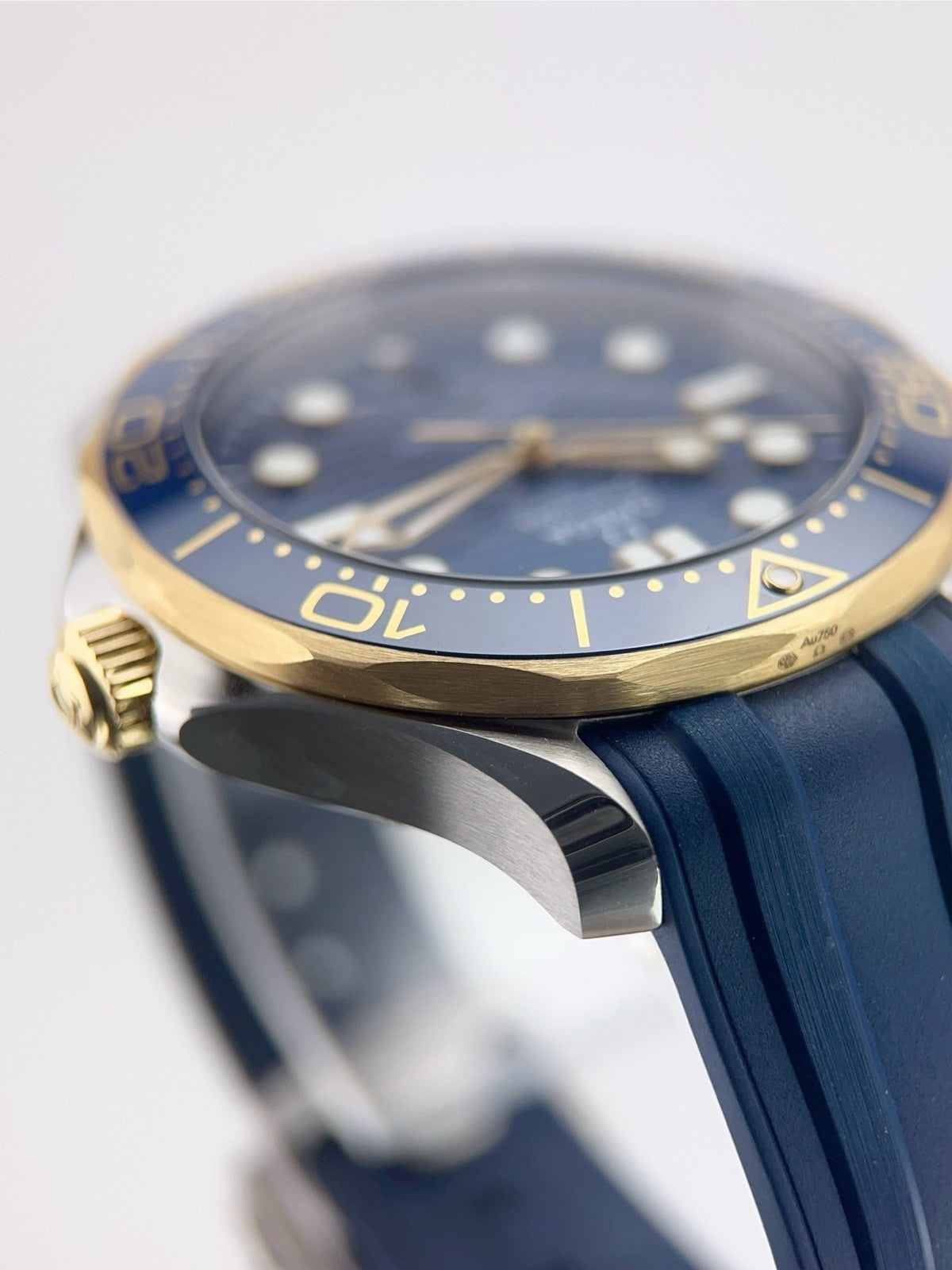 Omega Seamaster Diver Gold & Steel Blue Dial 42mm Auto Men's 210.22.42.20.03.001