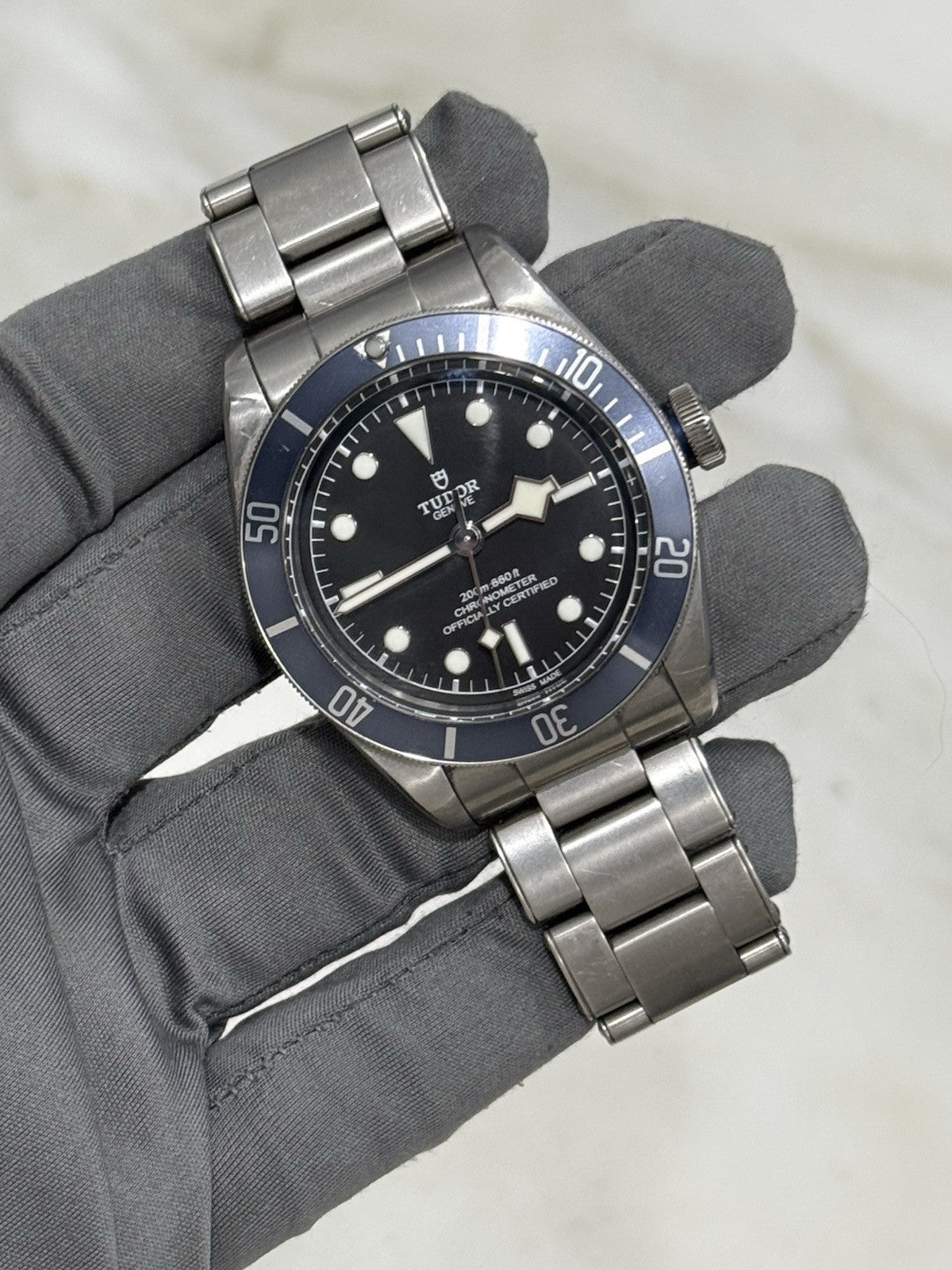 2018 Tudor Black Bay Blue Steel Automatic Men's Watch 79230B - Box & Papers