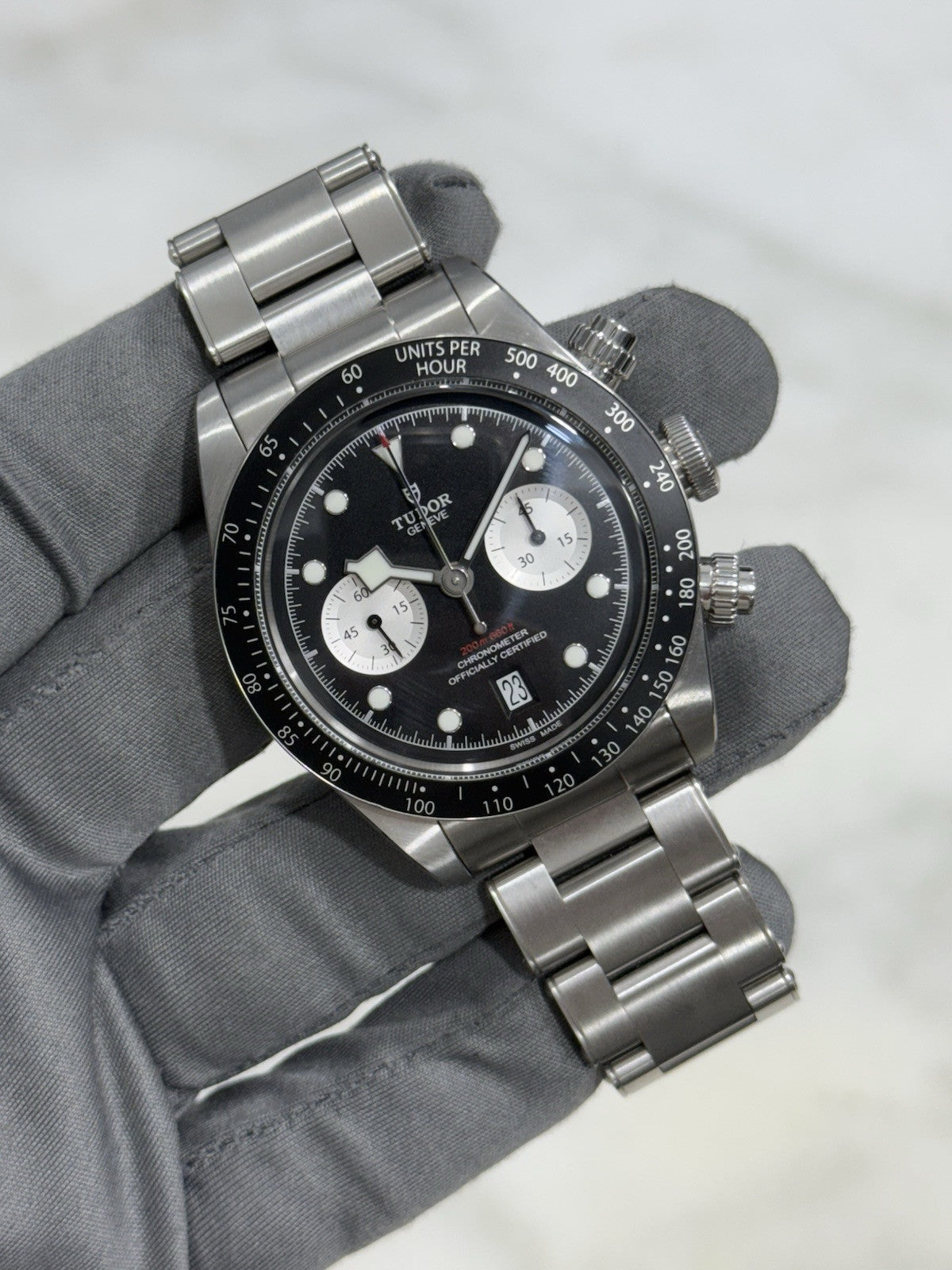 2022 Tudor Black Bay Chrono Steel Black 41mm Automatic Men’s Watch 79360N