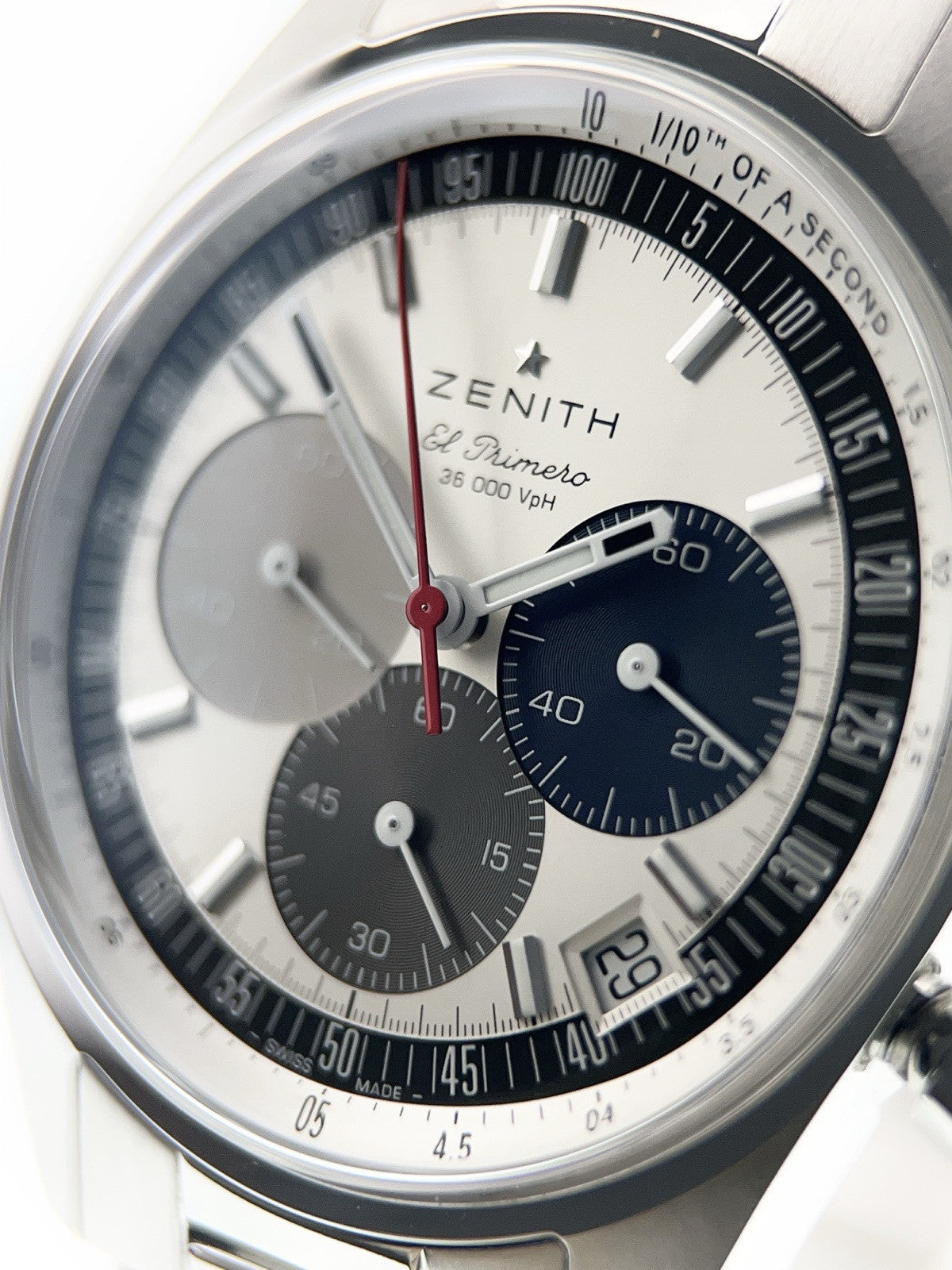 2022 Zenith Chronomaster Original Silver Men's Steel 38mm Watch  - Box/Papers