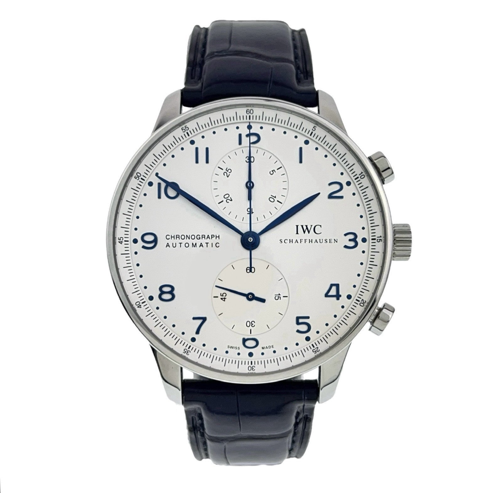 IWC Portuguese Stainless Steel Silver Dial 41mm Automatic Men’s Watch IW371446