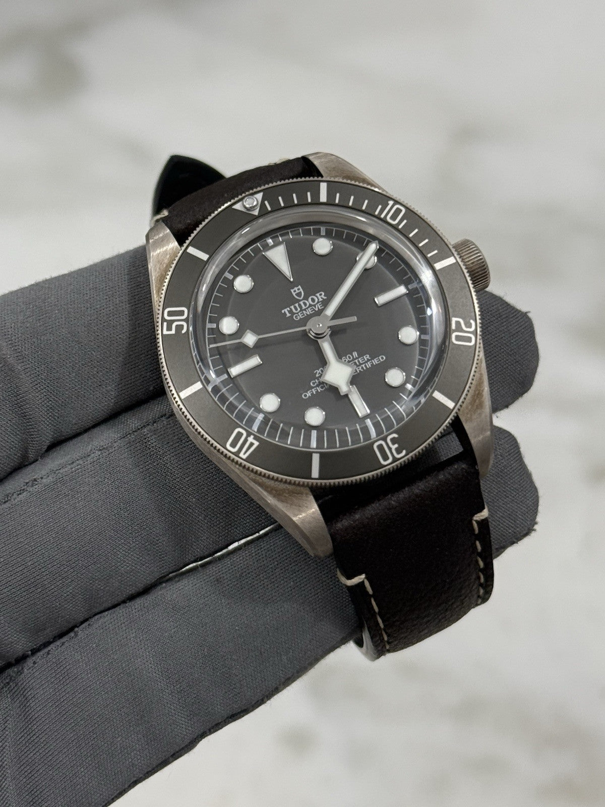 2021 Tudor Black Bay BB58 Grey Dial Men's Silver Watch 79010SG - Box/Papers