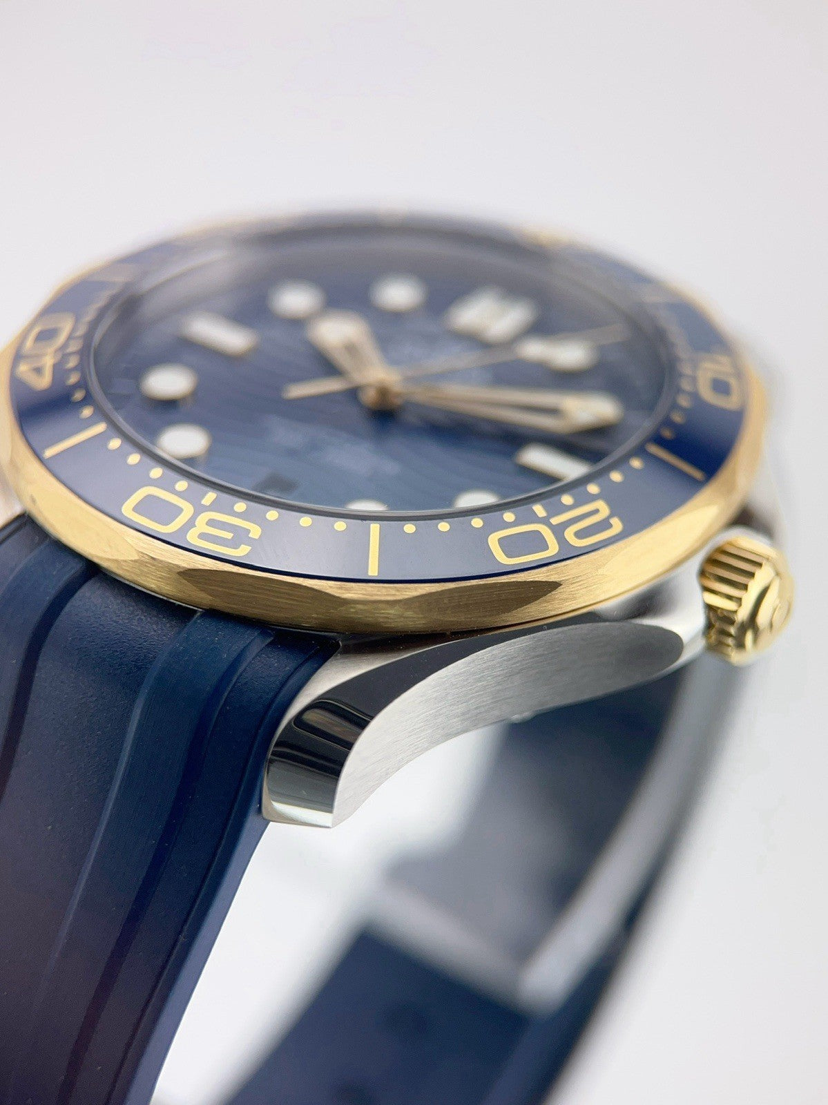 Omega Seamaster Diver Gold & Steel Blue Dial 42mm Auto Men's 210.22.42.20.03.001