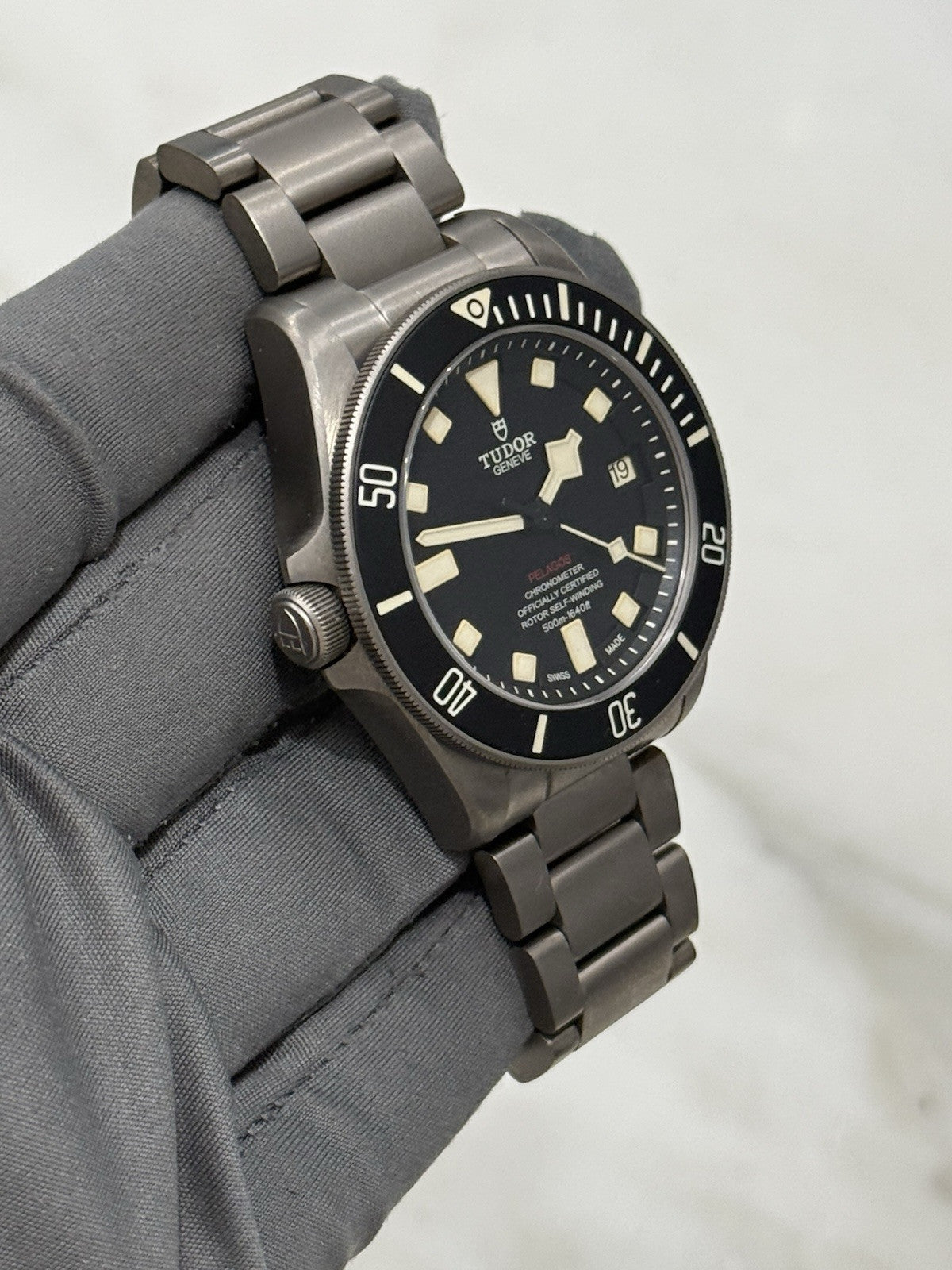 2020 Tudor Pelagos LHD Men's Black Dial 25610TNL Titanium Automatic Watch