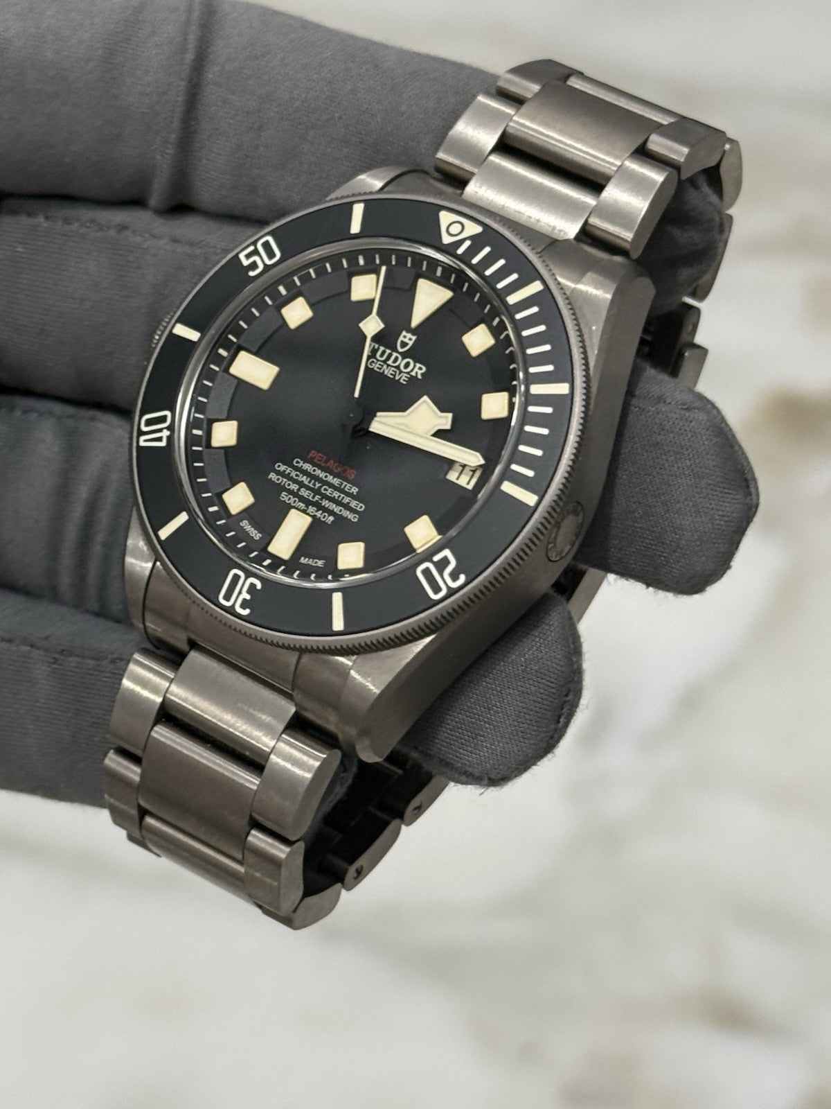 2021 Tudor Pelagos LHD Men's Black Dial 25610TNL Titanium Automatic Watch