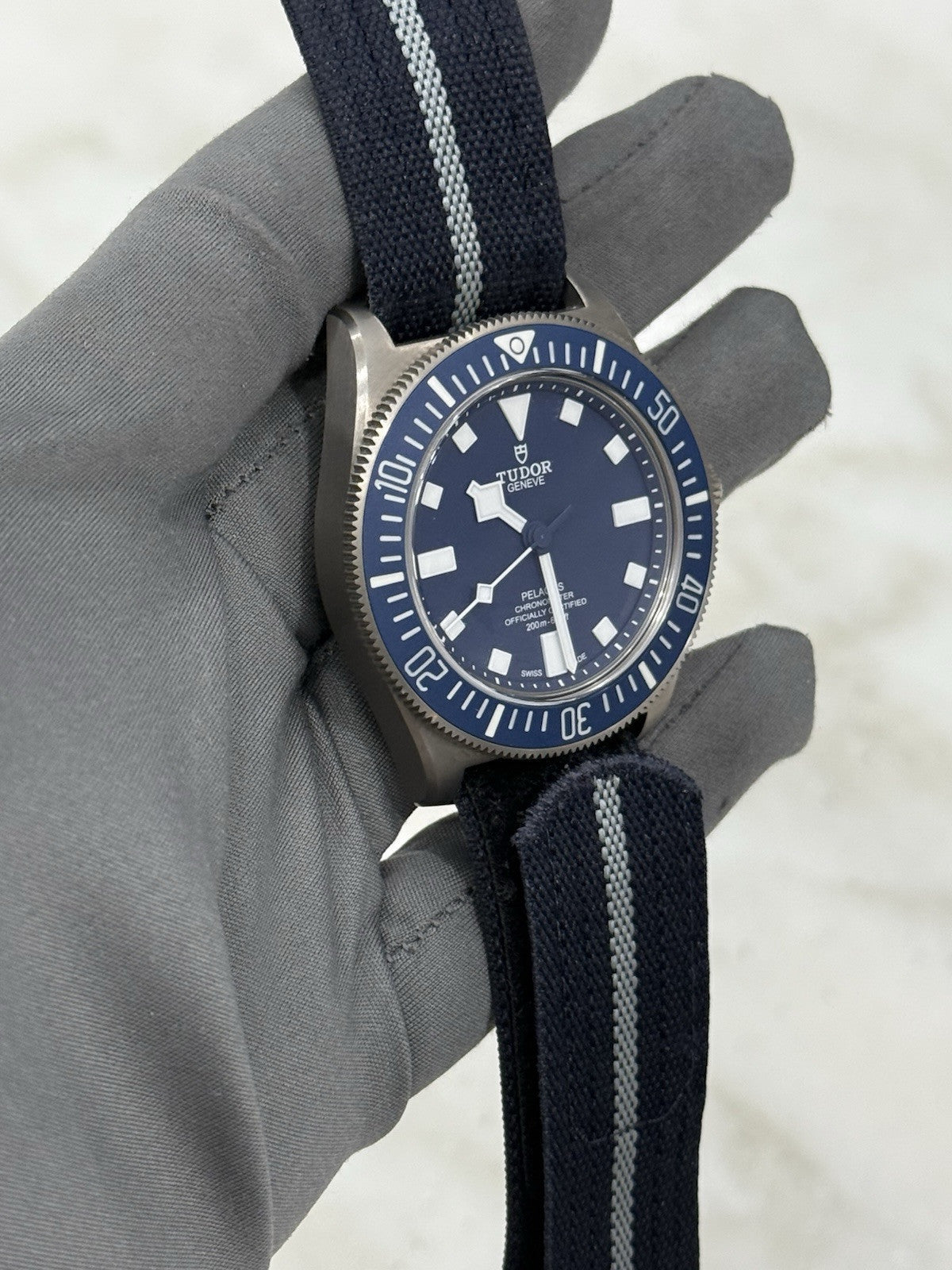 2022 Tudor Pelagos FXD 42mm Navy Blue Dial Titanium 25707B Watch - Box/Papers
