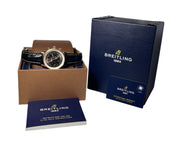 Breitling Navitimer Rattrapante 18k Rose Gold Gray Dial 45mm Men's Watch RB0311
