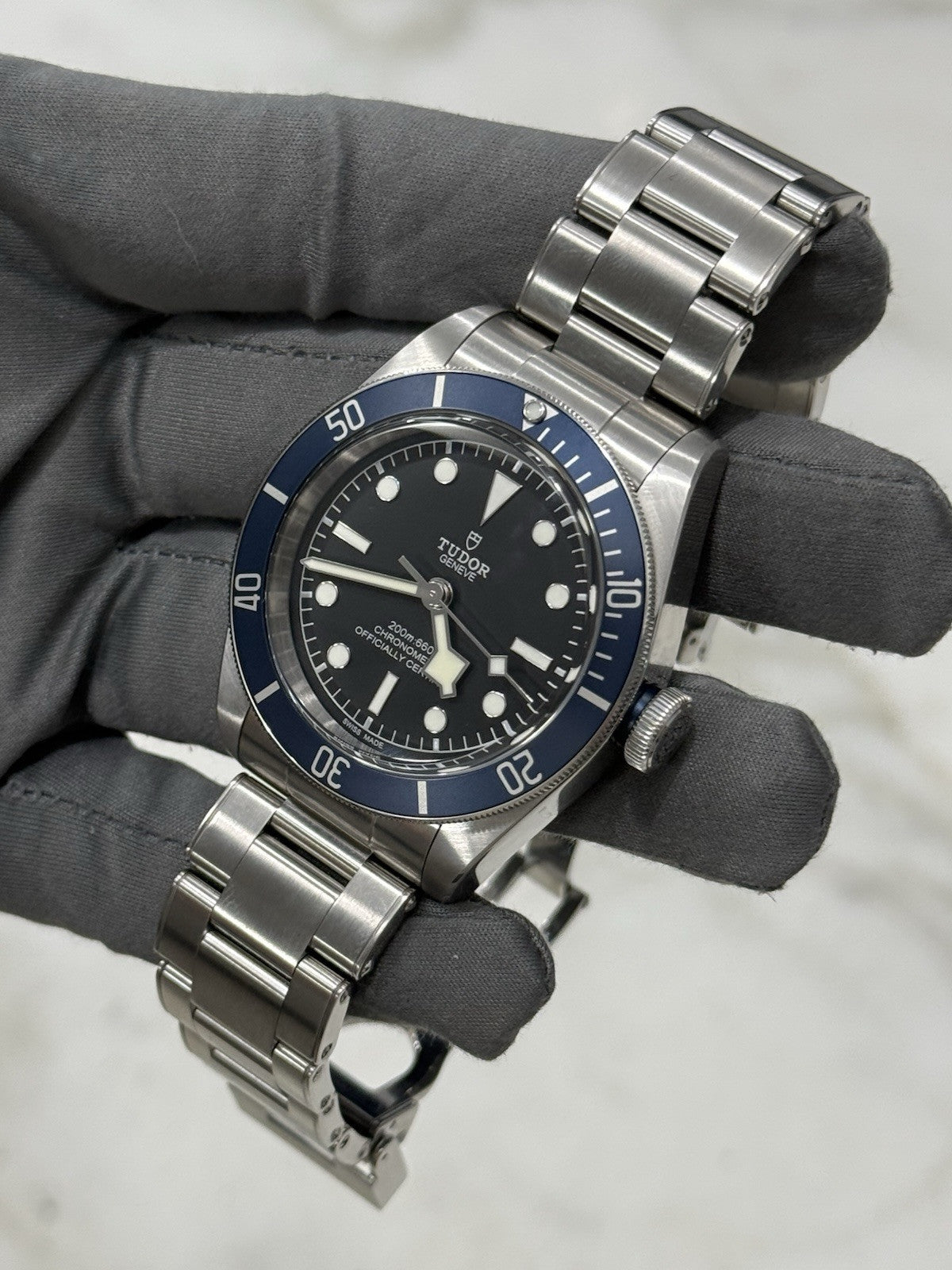 2022 TUDOR Black Bay Blue Stainless Steel Men's Watch 79230B - Box + Papers