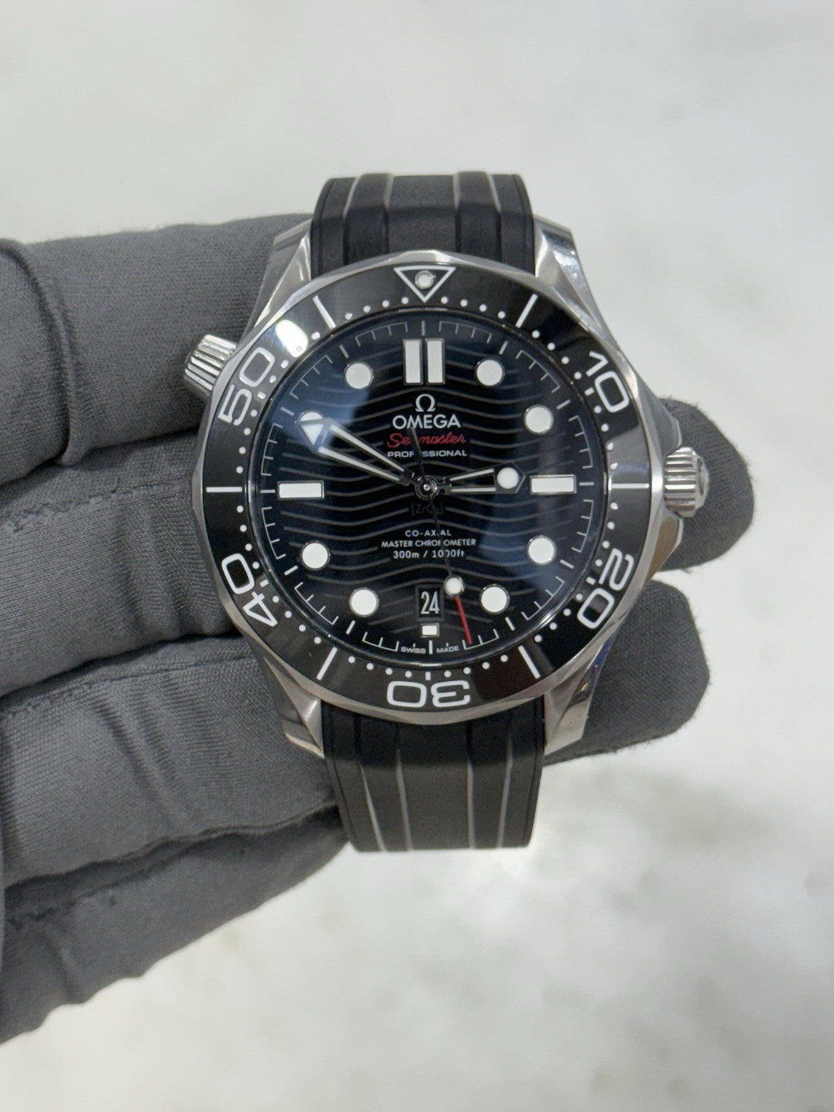 2021 Omega Seamaster Diver 300m Steel Black Dial 42mm Automatic Mens Watch