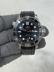 2021 Omega Seamaster Diver 300m Steel Black Dial 42mm Automatic Mens Watch