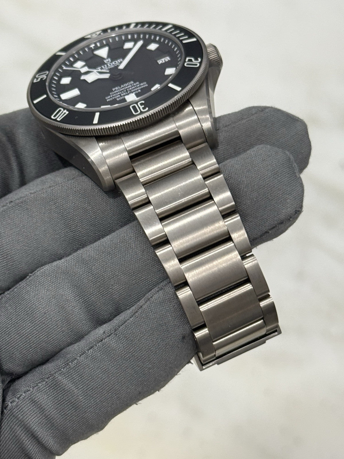 2022 Tudor Pelagos Date Black Dial Titanium Men's Watch 25600TN - Box & Papers