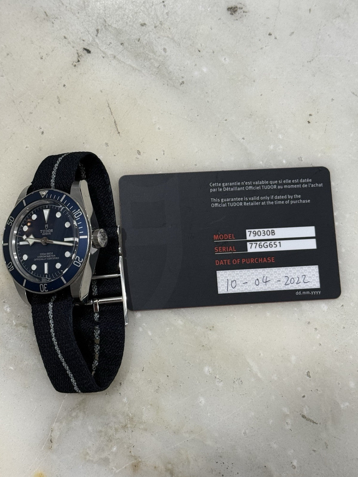 2022 Tudor Black Bay 58 Blue 79030B  Stainless Steel 39mm Automatic Watch - B/P