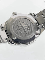 Tag Heuer Stainless Steel Black Wave Dial 40mm Quartz Men's Watch WBP1110
