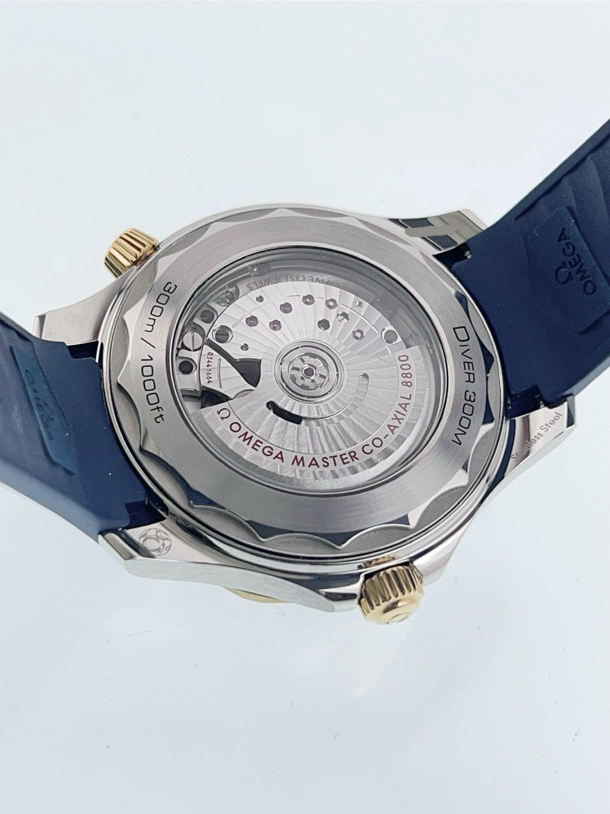 Omega Seamaster Diver Gold & Steel Blue Dial 42mm Auto Men's 210.22.42.20.03.001