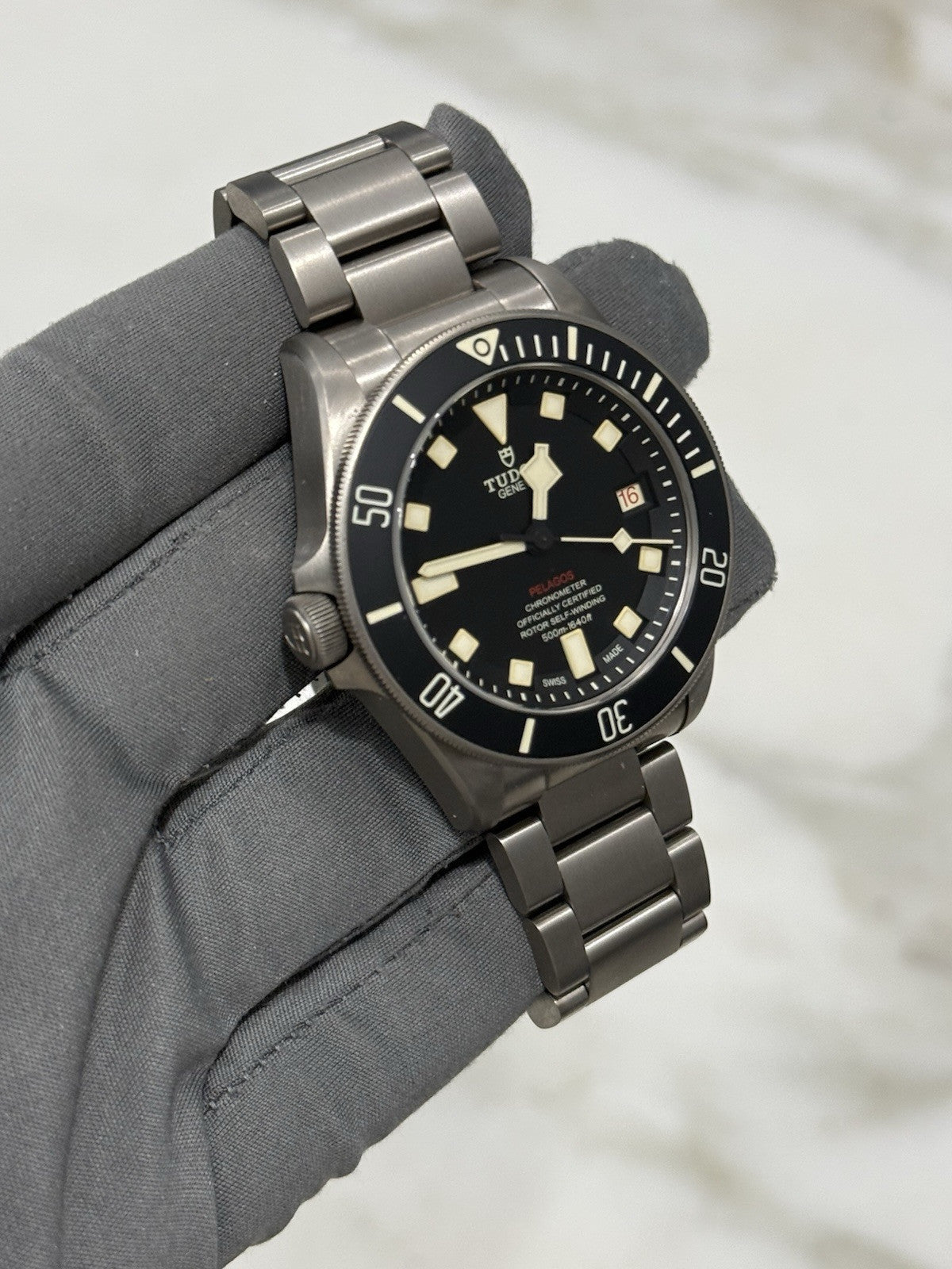 2021 Tudor Pelagos LHD Men's Black Dial 25610TNL Titanium Automatic Watch