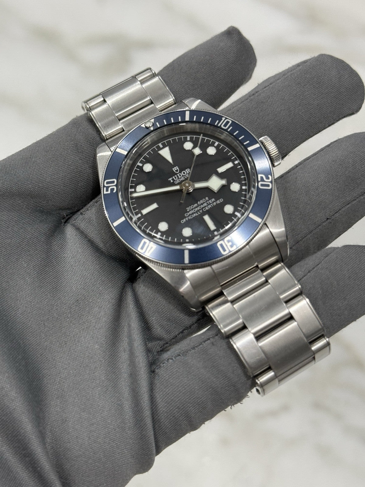 2021 TUDOR Black Bay Blue Stainless Steel Men's Watch 79230B - Box & Papers