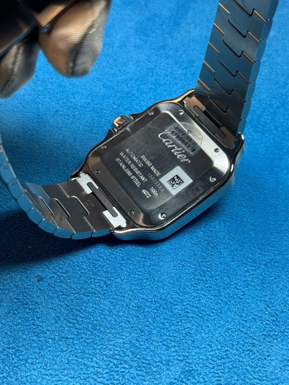 2021 Cartier Large Santos 40mm Blue Dial WSSA0030 Stainless Steel - B/P