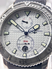 Ulysse Nardin Maxi Marine Stainless Diver Silver Dial 42mm Ref- 263-33 W/ Box
