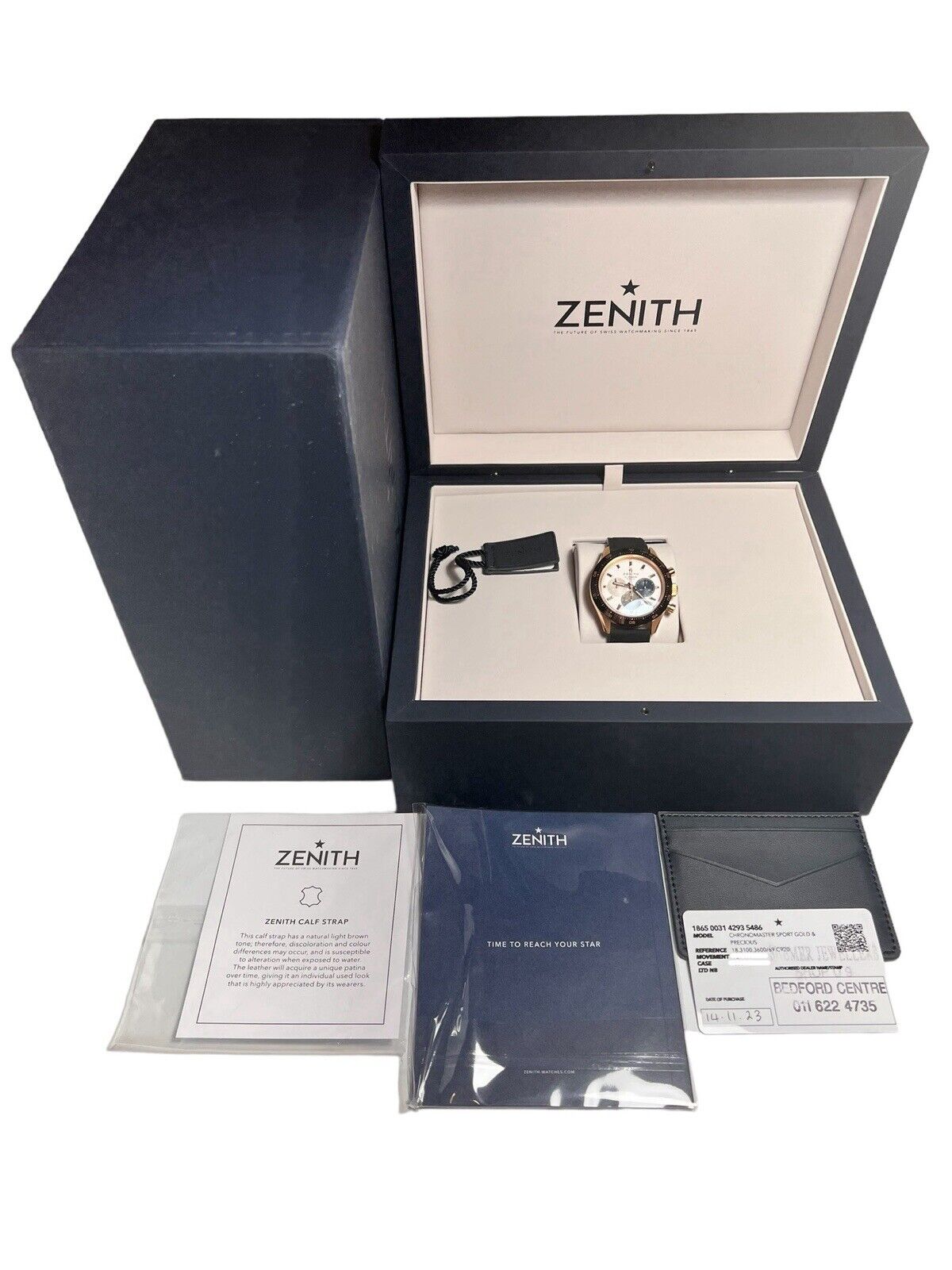 Zenith Chronomaster Sport 18k Rose Gold 41mm Automatic Men’s Watch  - Box/Papers